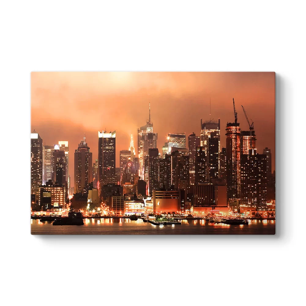 New York Necturne Tablosu - Model 1